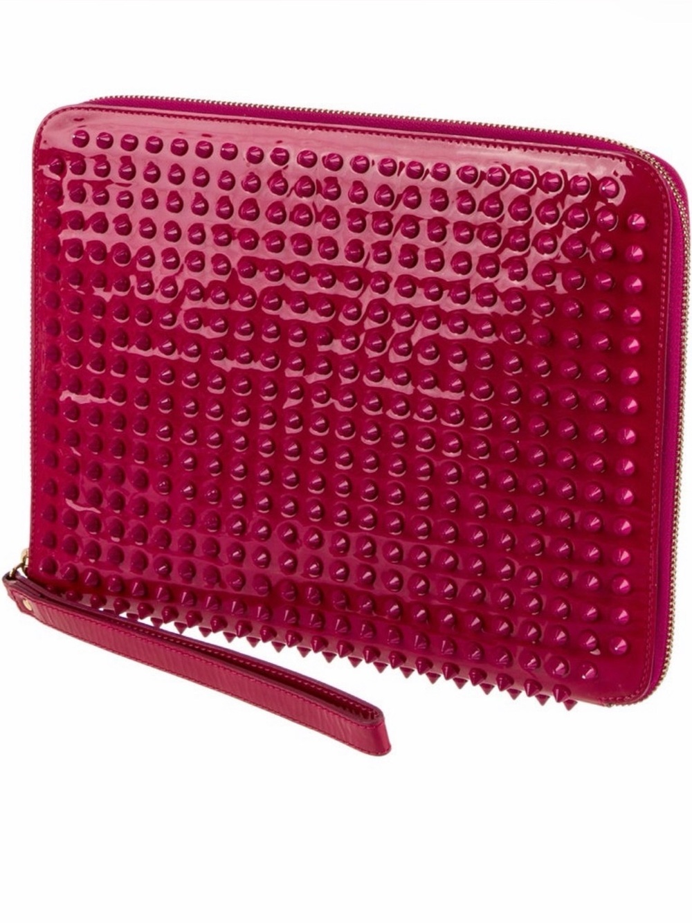 CHRISTIAN LOUBOUTIN - Wristlet clutch/tablet case (COA included)